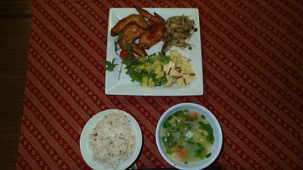 出来上がりです。もちろんおいしいでしたよ～！