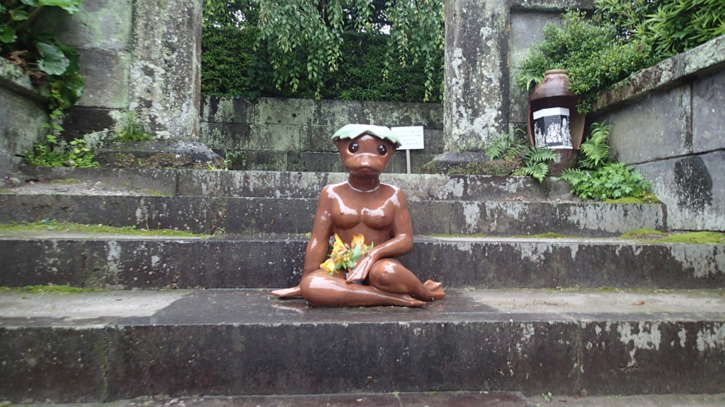 カッパがいました。