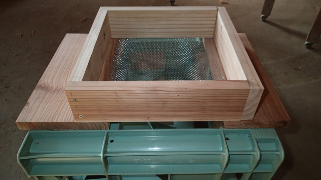 まだこれから焼き印おします。